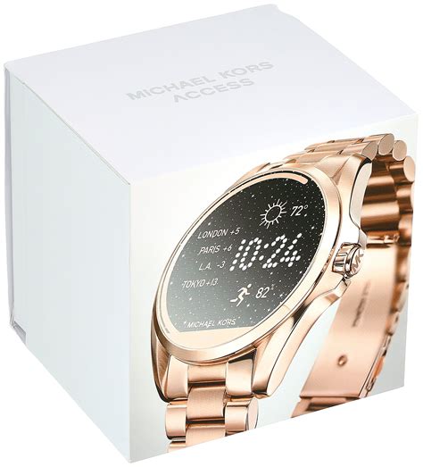 michael kors access ladies bradshaw smart watch rose gold review|Michael Kors access touchscreen smartwatch.